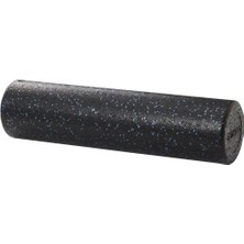 Macgon Siyah-Mavi Tırtıksız Pilates Yoga Silindir Egzersiz Masaj Rulosu 60 cm