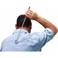 Macgon Teleskobik Sırt Kaşıyıcı Metal Kaşıma Aleti Kaşağı Teleskopik Uzayan Saplı Kalem Boy Sırt Kaşıyıcısı