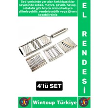 Feyza Design Pratik Çoklu Meyve Sebze Jülyen Dilimleme Rende Mutfak Aleti