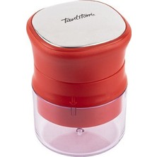 Feyza Design Pratik Kırmızı Sarımsak Doğrayıcı, Hızlı ve Kolay Kullanım