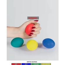 Macgon El Egzersiz Topu Fizik Tedavi El Çalıştırma Rehabilitasyon Stres Topu Tek Adet