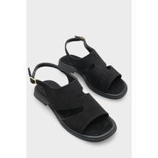 Capone Outfitters Emmie Süet Görünümlü Kadın Sandalet