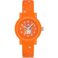 David Guner Davıd Guner Elif ve Arkadaşları Çocuk Saati - Turuncu - DG-8682LA-ZI11