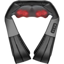 Macgon Kneading Grey Ovmalı Isıtmalı Boyun Bel Sırt Omuz Masaj Yastıgı Masaj Aleti