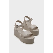 Capone Outfitters Donna Platform Tek Bantlı Kadın Sandalet