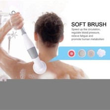 Macgon Elektrikli Banyo Fırçası Vücut Temizleme Fırçası Masaj Aleti