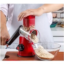 Feyza Design Pratik Vakumlu Kollu Rende ve Doğrayıcı, Çok Fonksiyonlu Sebze Hazırlama