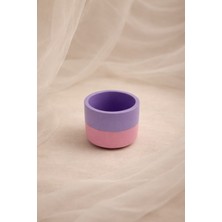 Atiye Studio Dekoratif Organizer Kalemlik Sukulent Saksı Çok Amaçlı Masa Üstü Düzenleyici 7x7 cm