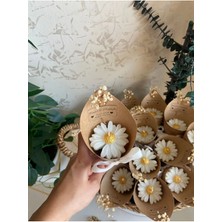 Bernami Mevlüt Pinterest Kişiye Özel Düğün|nişan|söz Hediyelik Papatya Kokulu Buket Mum 10 Adet