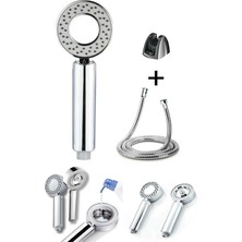 Macgon Masaj Spa Etkili Şampuan Hazneli Lüx Duş Seti Başlığı Hortumu