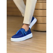 paris store MN2602 - Triko Erkek Ayakkabı Mavı