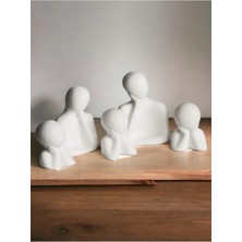 Bernami Dekoratif Pinterest Aile Biblo Seti Üç Çocuklu Dekoratif Biblo Seti