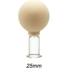 Macgon Silikon Vakumlu Yüz ve Boyun Için Cam Masaj Kupası No:3