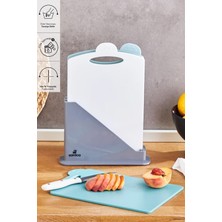 Feyza Design Drew 4 Parça Kesme Tahtası Seti, 31 Cm, Dayanıklı ve Kullanışlı Tasarım