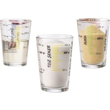 Feyza Design 4 Parça Hazırlık ve Ölçü Bardağı Seti, Şık ve Kullanışlı Set