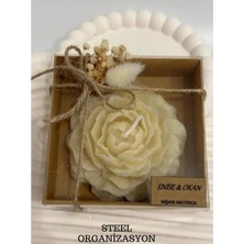 Bernami Mevlüt Pinterest 100 Adet Süslemeli Şakayık Mum, Düğün, Nikah, Kına, Söz, Doğum Hediyelik