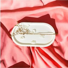 Bernami Dekoratif Pinterest Beyaz Stant Sunumluk | Oval Dekoratif Bohem Tabak