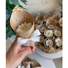 Bernami Mevlüt Pinterest Papatya Mum Buket,nişan,söz,nikah,doğum ve Mevlüt Için Hediyelik Mum Buketi - 5 Adet