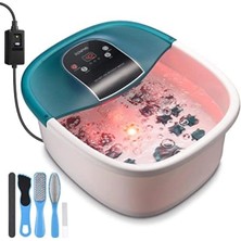 Macgon Isılı Ayak Banyosu, Fiş ve Pedikür Kitli Ayak Spa Masajı, Sıcaklık Kontrollü