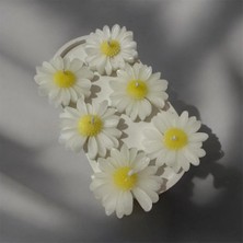 Bernami Şamdan Pinterest Biblo Papatya Mum, Söz Nişan, Hediyelik Mum- 5 Adet