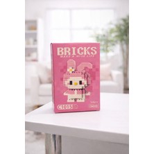 Bricks Melody Kitty Ailesi Figürü 3D LEGO Oyuncak