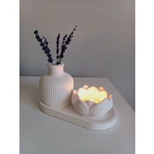 Bernami Şamdan Pinterest Biblo Lotus Luk Vazo ve Tabak Takımı