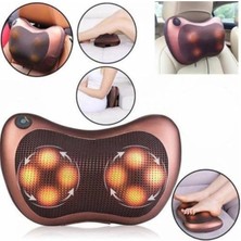 Macgon Car Home 8 Başlıklı Ovmalı Masaj Yastığı 12/220 V Masaj Aleti