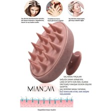 Macgon Duş Tarağı Yumuşak Silikon Saç Yıkama&saç Derisi Masaj Tarağı Saç Bakım Fırçası