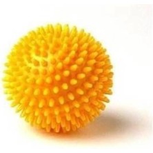 Macgon El Egzersiz Masaj ve Duyu Topu , Yumuşak Dikenli Top Sarı 8cm