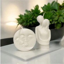 Bernami Dekoratif Pinterest Sarılan Çift Ikili Mum Seti