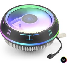 Skygo Cool Storm Cpu Işlemci Fan Combo Ufo-R Amd / Intel Rgb - Siyah ND2552