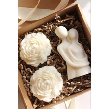 Bernami Dekoratif Pinterest Sarılan Sevgili &şakayık Mum Set
