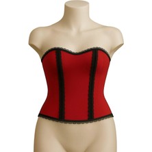 Liyuza Kırmızı Mı Emay 9155 F Fırfırlı Terletici Büstiyer