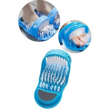 Macgon Vantuzlu Banyo Ayak Topuk Yıkama Terliği Terlik Ponza Taşlı Taşı Masaj Aleti