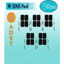 Macgon Tens Pedi 20 Adet 5cm x 5cm Kablolu