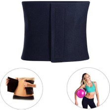 Macgon Geniş Neopren Termal Bel Korsesi + Pilates Denge Topu - 2'li Set