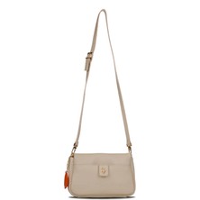 U.S. Polo Assn. Bej Kadın Postacı Çantası US26199