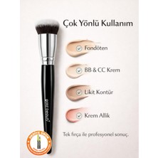 Özgürce Profesyonel Likit ve Krem Makyaj Fırçası, Kontür, Bb Krem ve Allık Dağıtıcı