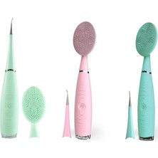 Macgon Titreşimli Diş Bakım ve Yüz Temizleyici Yüz Masaj Aleti Facial Brush 3 In 1