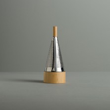 Feyza Design Akasya Ahşap Rende, 13X13X33 Cm, Pratik ve Şık Mutfak Gereci