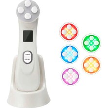 Macgon Dermapen Cihazı Yüz Mezoterapi Sıkılaştırma Germe Iz Leke Giderme Cilt Güzellik Aleti LED 5'in 1