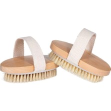 Macgon Selülit Karşıtı %100 Doğal At Kılı Selülit Batık Fırçası Masaj Aleti Doğal Fırça Vücut Için Fırça