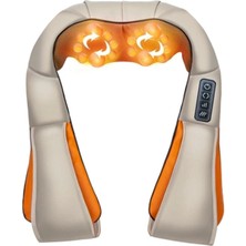 Macgon Ovmalı Yoğurmalı Masaj Yastığı Boyundan Asmalı Omuz Boyun Ayak Bel Vücut Masaj Aleti