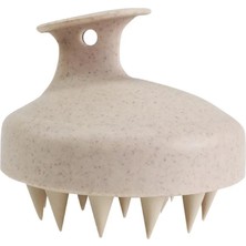 Macgon Saç Bakım Fırçası, Saç Derisine Masaj Yapan Şampuan Tarağı, Duş Fırçası (Bej)