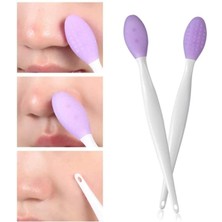 Macgon Siyah Nokta Aleti Yüz Burun Temizleyici Masaj Ölü Deri Giderici Peeling Temizleme Fırçası 5 Adet