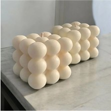 Bernami Dekoratif Pinterest Ikili Beyaz Kokulu Bubble Mum Buble Mum