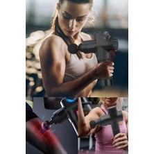 Macgon Şarjlı Kablosuz Spor Sonrası Sertleşmeleri ve Kas Ağrılarını Dinlendiren Profesyonel Masaj Tabancası