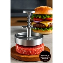 Feyza Design 12CM Profesyonel Çelik Hamburger ve Köfte Şekillendirici Pres