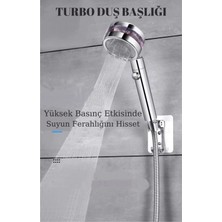 Macgon Duş Başlığı Turbo Basınçlı Masaj Etkili Temizlenen Bilir Su Tasarruflu Duş Başlığı Yeni Model