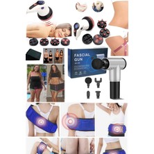 Macgon Muhteşem 3'lü Masaj Aleti Masaj Aleti & G5 Kemeri & Masaj Tabancası Profesyonel Set